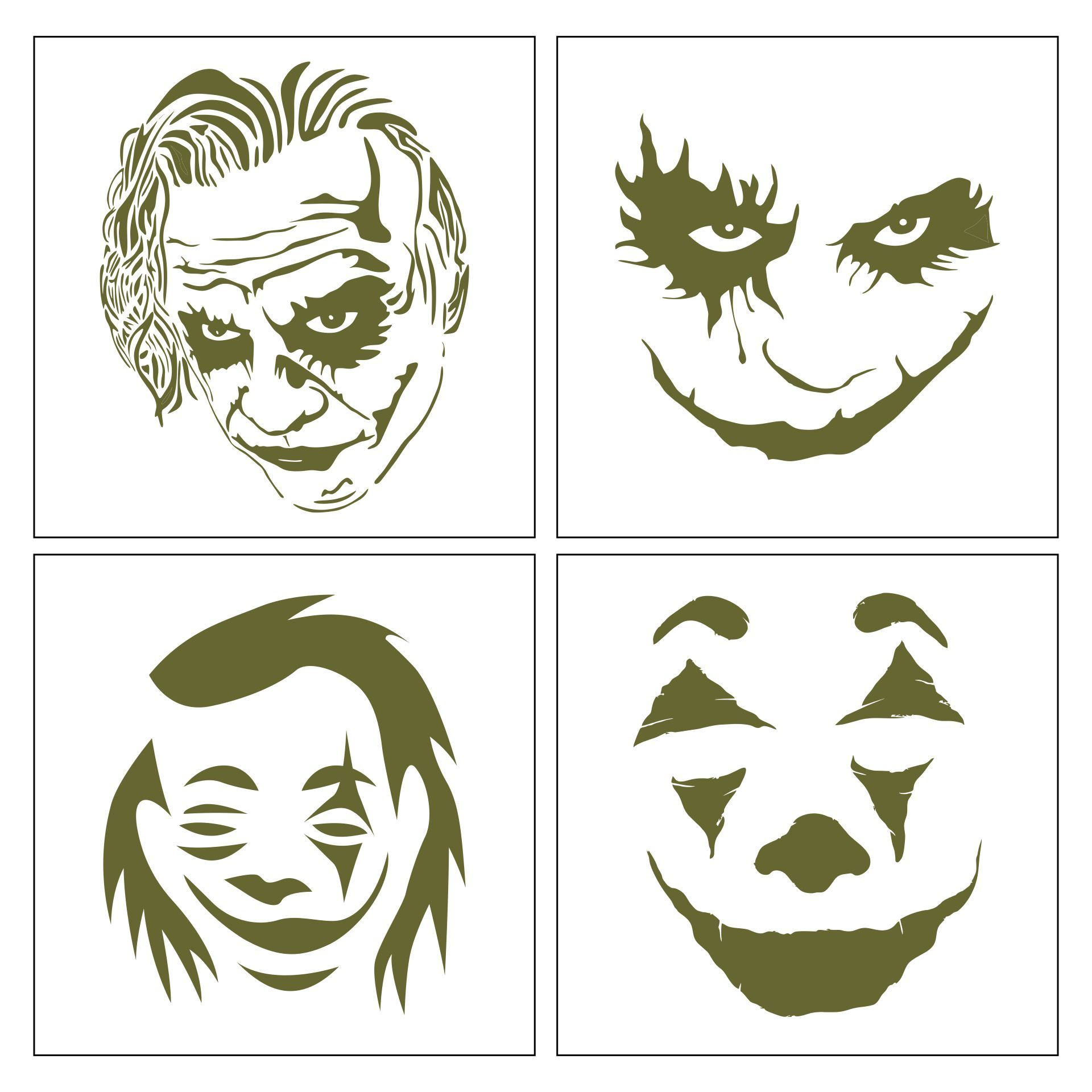 25 Kürbis-Ideen | Kürbisse Schnitzen, Halloween Kürbis Schnitzen for Printable Joker Pumpkin Stencils