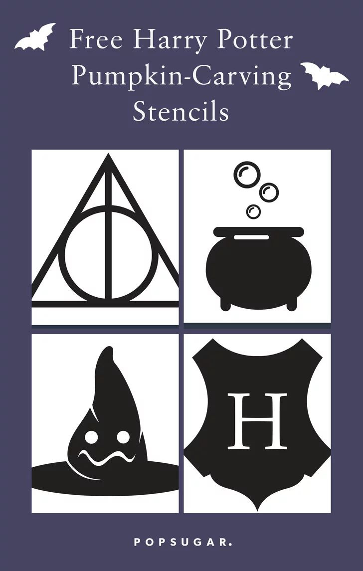 43 Free Templates For The Coolest Jack-O'-Lantern On The Block with regard to Free Printable Harry Potter Pumpkin Carving Stencils