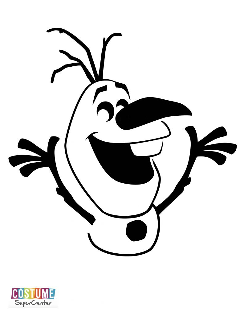 5 Free Frozen Pumpkin Carving Templates And Stencils - Classy Mommy pertaining to Printable Olaf Pumpkin Stencil