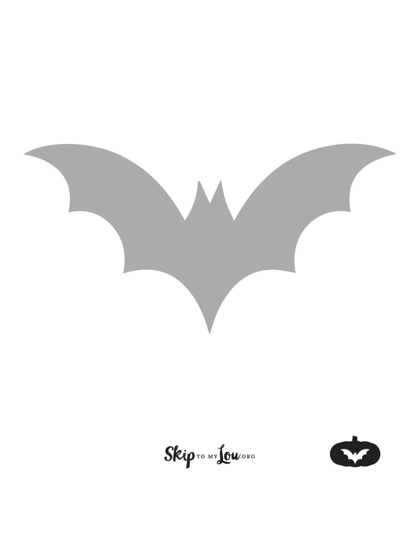 Bat (Free Pumpkin Stencil - Pumpkin Pattern - Pumpkin Template pertaining to Bat Pumpkin Carving Printable