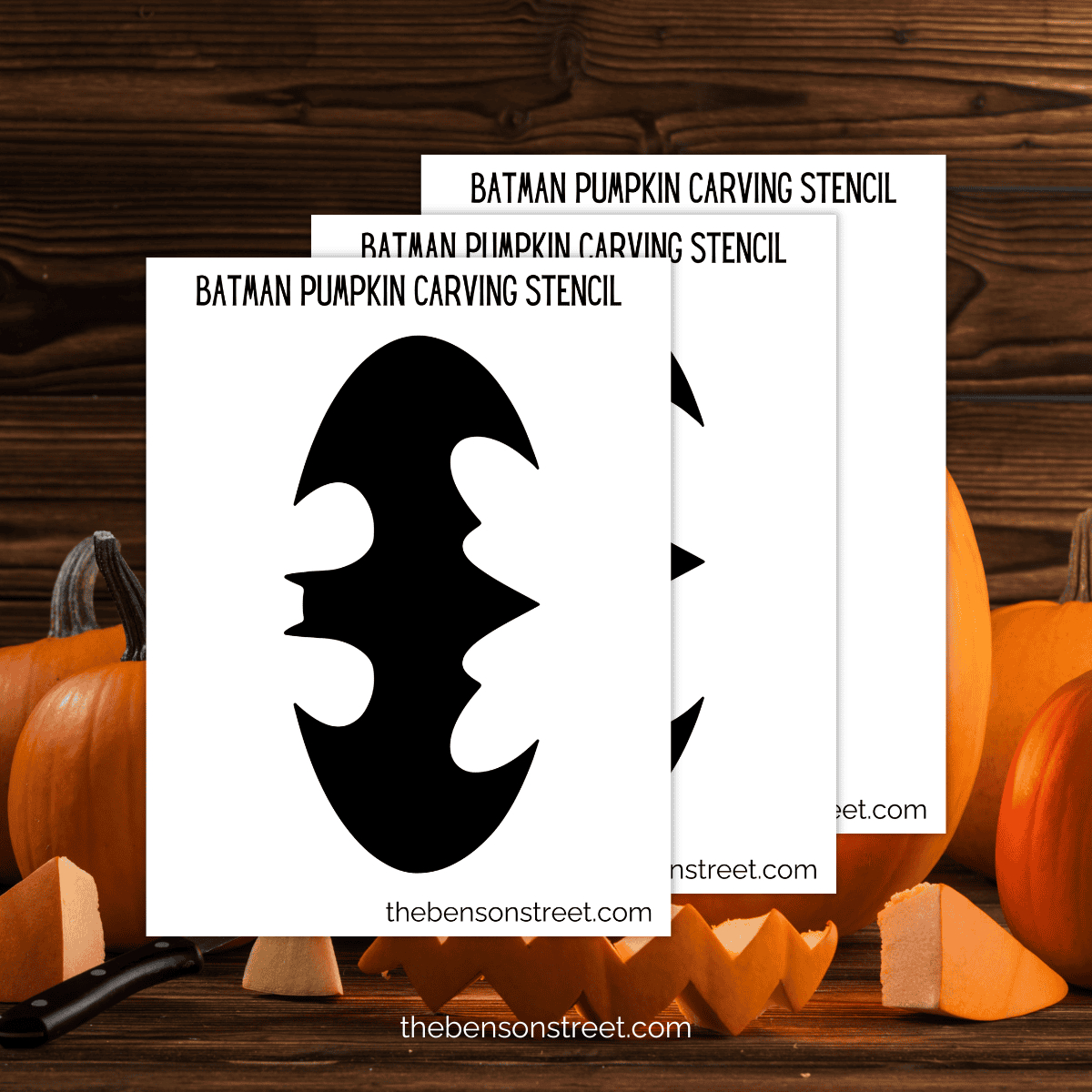Batman Pumpkin Stencil Printable: Free Carving Template - The within Printable Batman Pumpkin Stencil