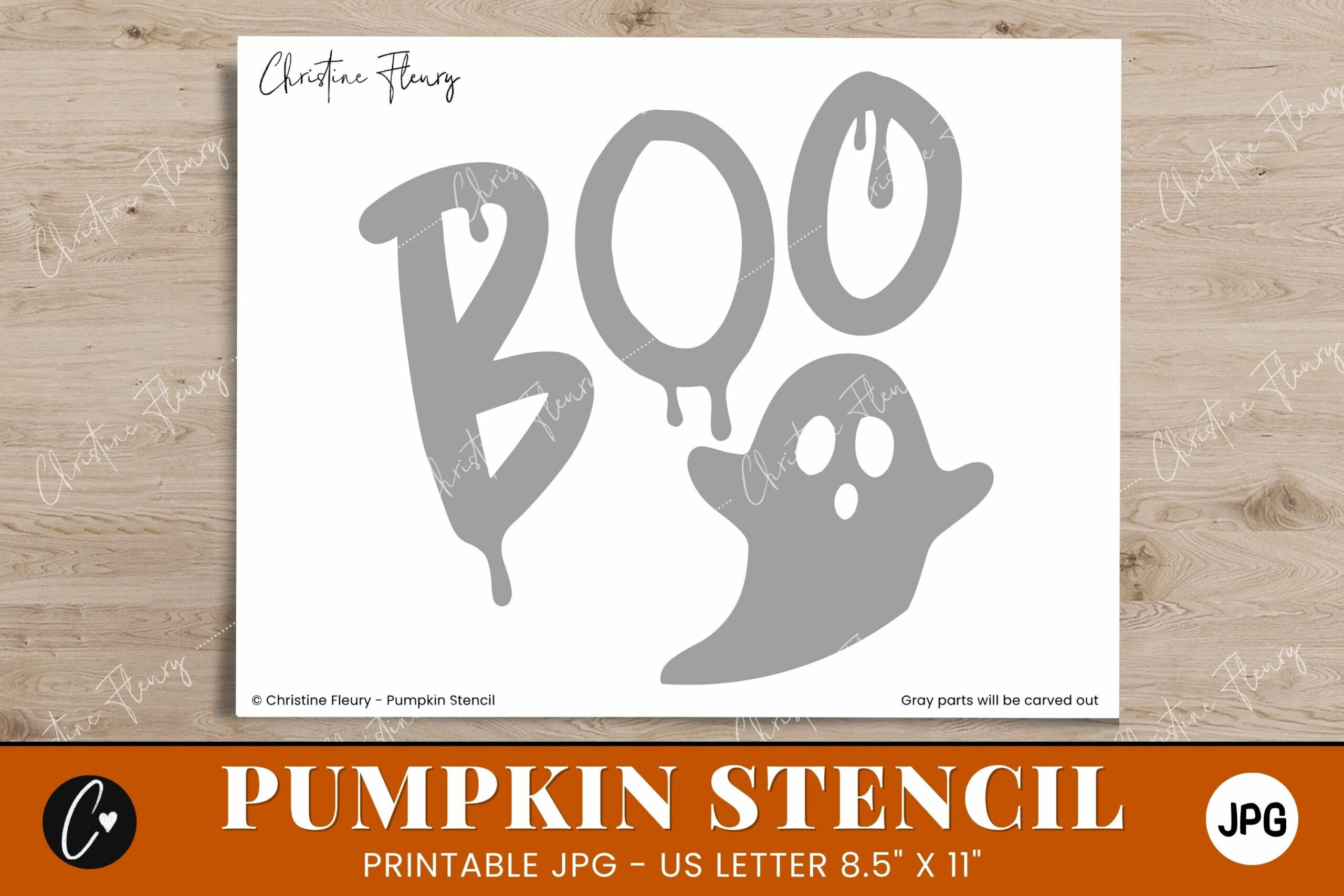 Boo Ghost Pumpkin Stencil | Printable Halloween with Printable Boo Pumpkin Stencil