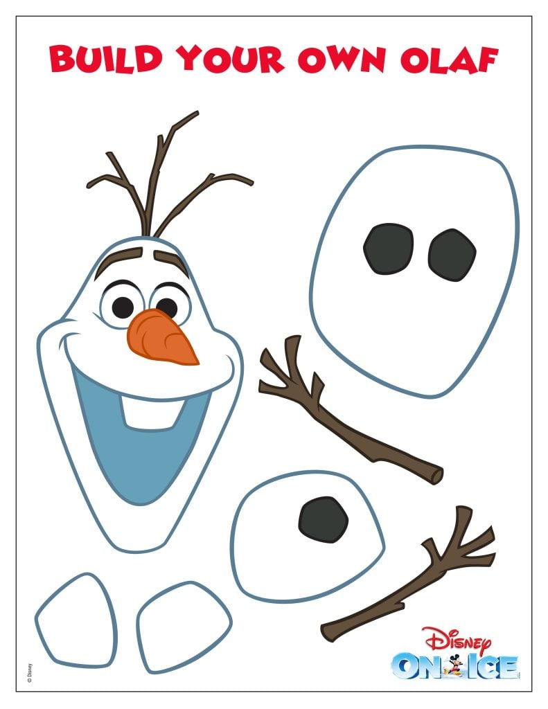 Build Your Own Olaf Printable | Fun | The Official Site Of Disney with Olaf Printable Pumpkin Stencil