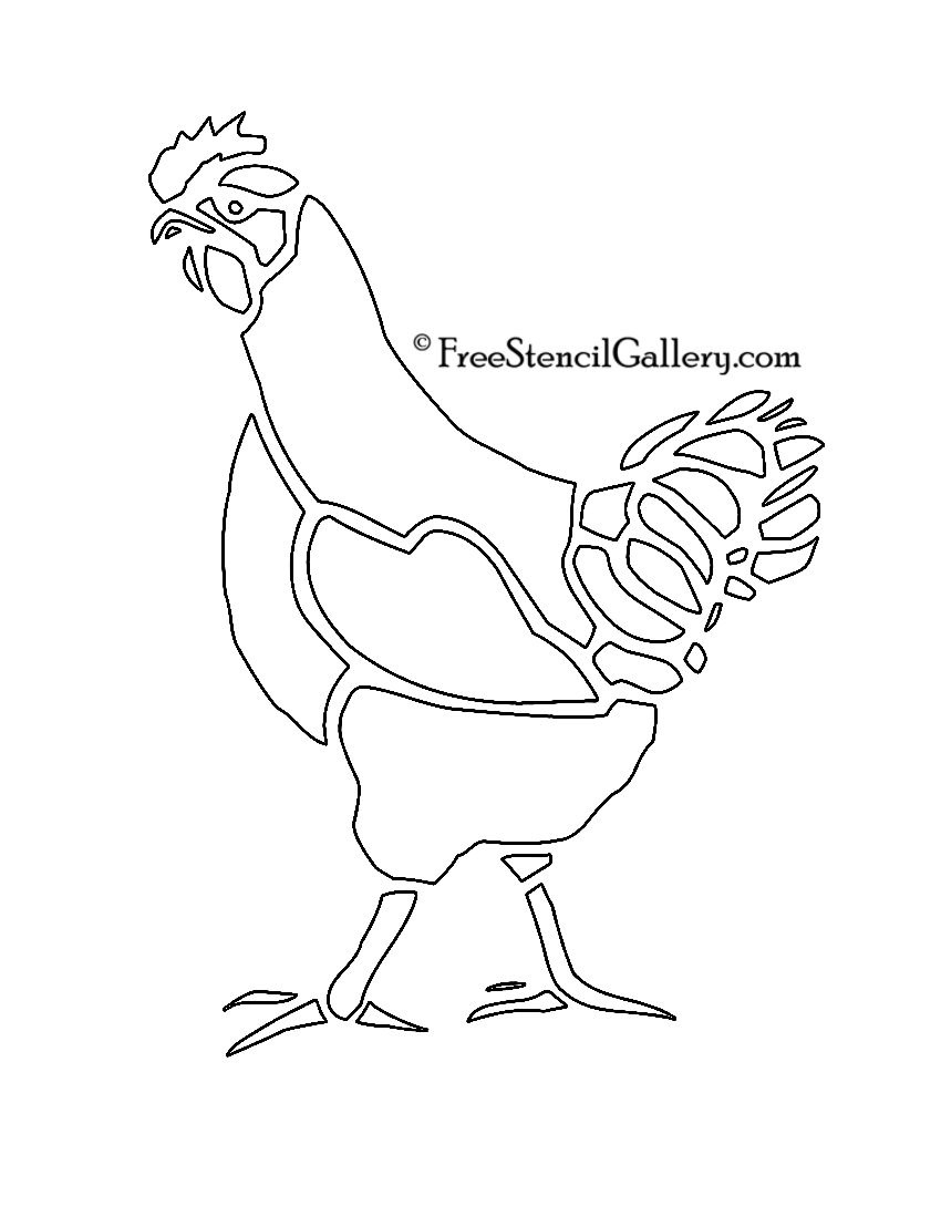 Chicken Stencil | Pumpkin Carving Patterns, Pumpkin Carvings inside Printable Chicken Pumpkin Stencil