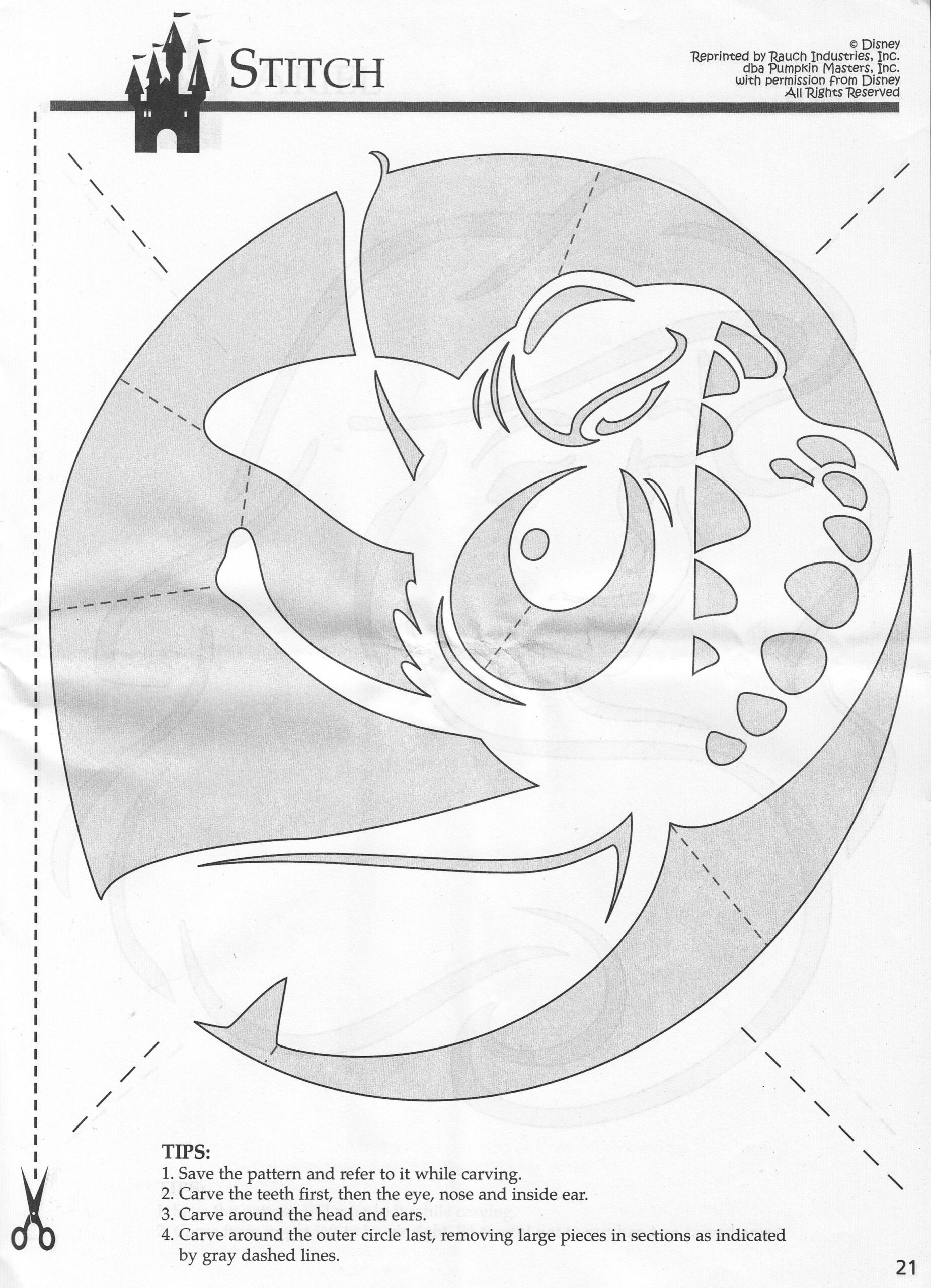 Disney: Lilo & Stitch (Free Pumpkin Stencil - Pumpkin Pattern with regard to Stitch Pumpkin Stencils Free Printable