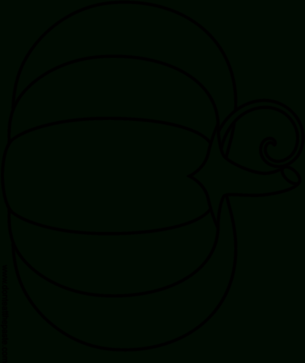 Download Hd Tall Pumpkin Clipart Black And White Free - Pumpkin throughout Printable Pumpkin Clipart Black And White