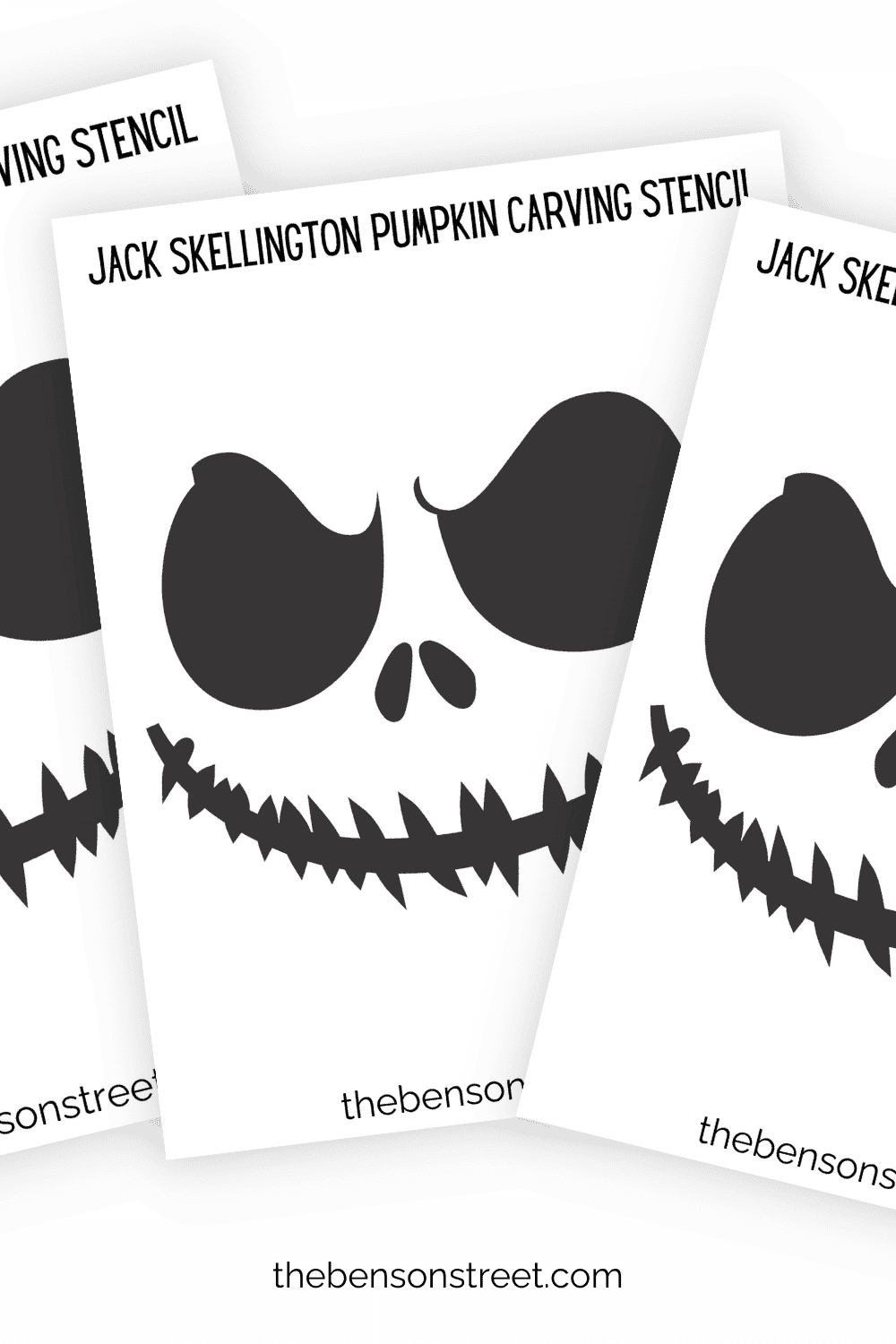 Free Printable Jack Skellington Pumpkin Stencil For Carving - The throughout Jack Skellington Printable Pumpkin Stencils