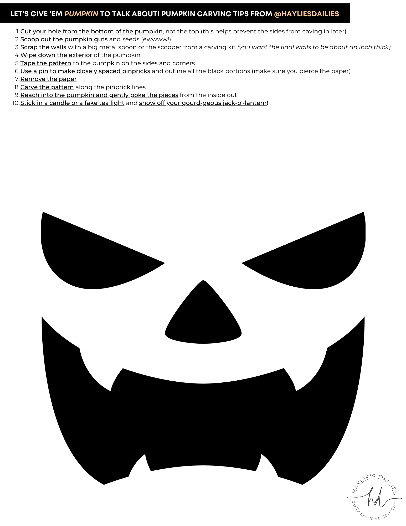 Free Printable Pumpkin Carving Patterns For The Most Boo-Tiful throughout Pumpkin Carving Paper Printables