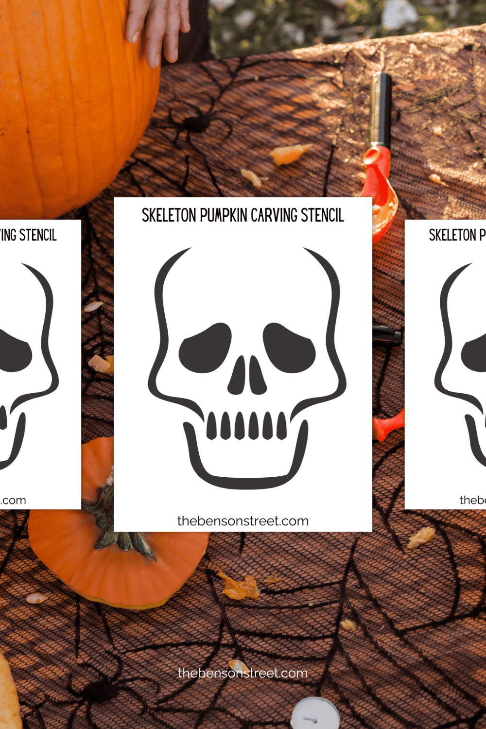 Free Printable Skeleton Pumpkin Stencil Pattern Of A Skull - The with regard to Printable Skull Pumpkin Stencils