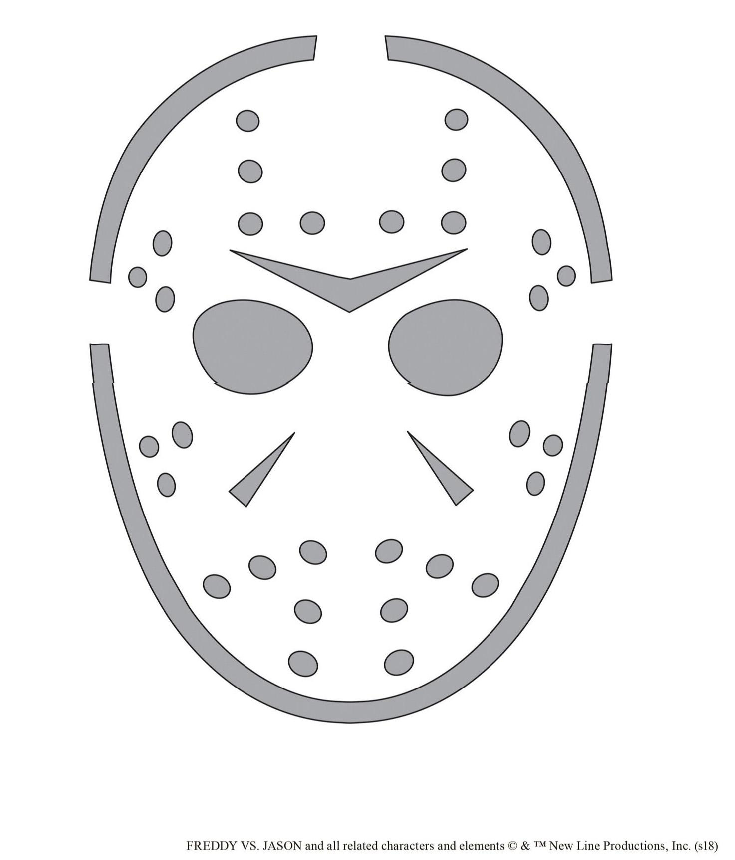 Friday The 13Th: Jason (Pumpkin Stencil - Pumpkin Pattern inside Jason Pumpkin Stencil Printable