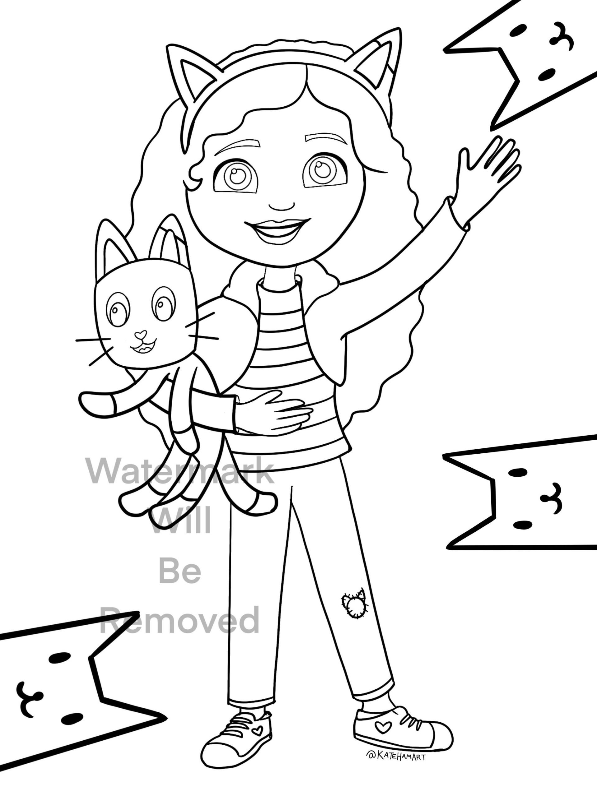 Gabby&amp;#039;S Dollhouse Printable Coloring Activity Sheets pertaining to Gabby Dollhouse Pumpkin Stencil Printable