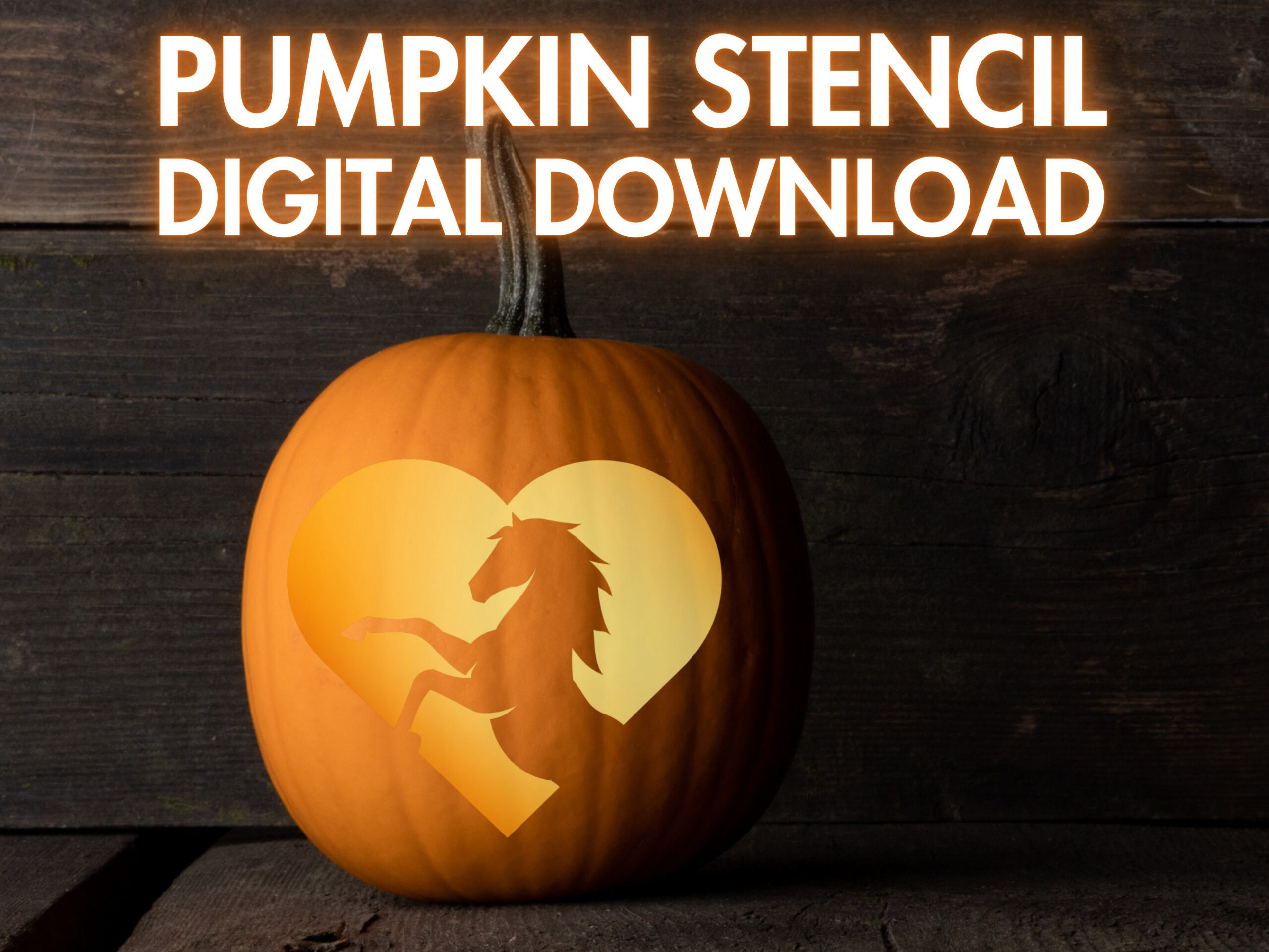 Horse Pumpkin Stencil, Printable Pumpkin Carving Stencil, Pony regarding Printable Horse Pumpkin Stencil