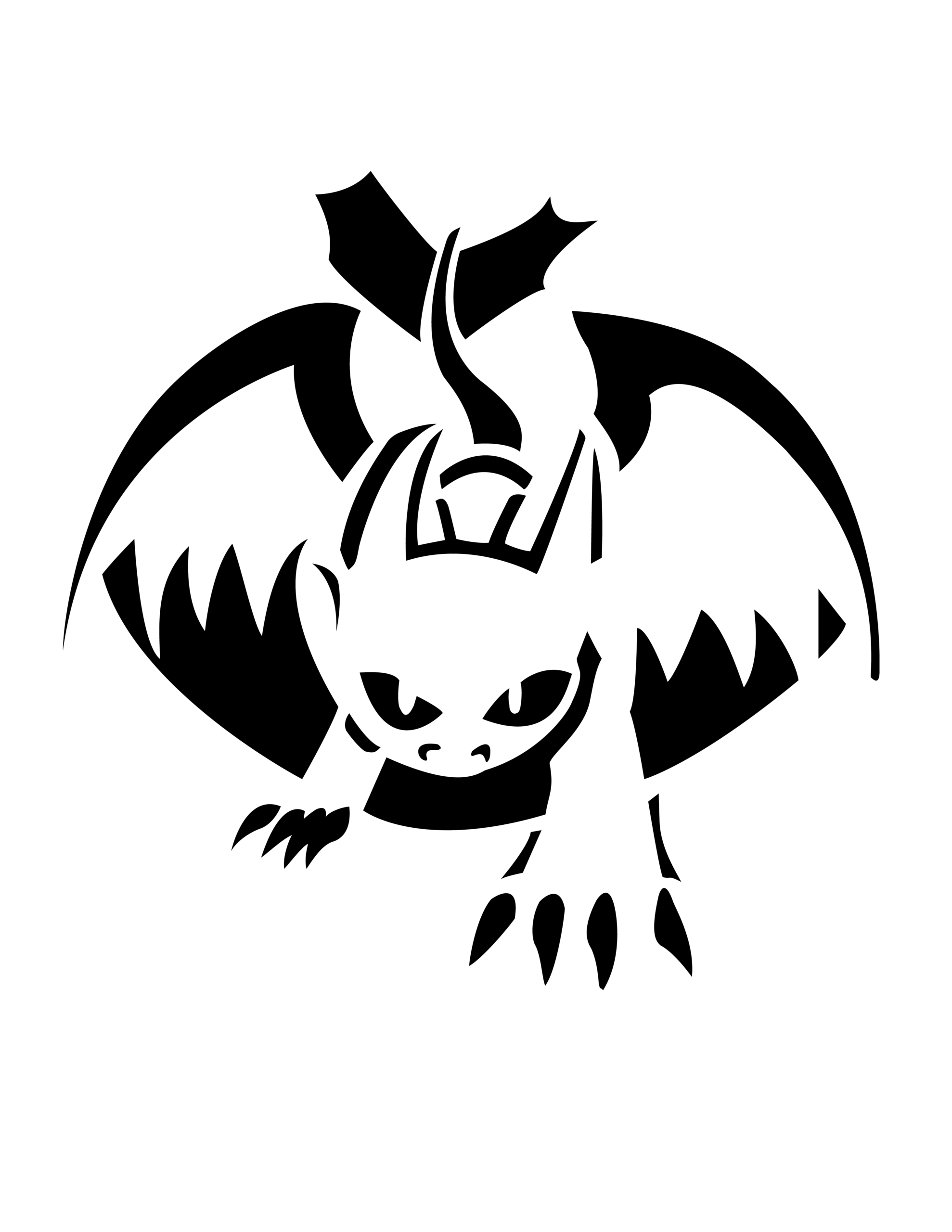 How To Train Your Dragon (Free Pumpkin Stencil - Pumpkin Pattern inside Toothless Pumpkin Stencil Printable