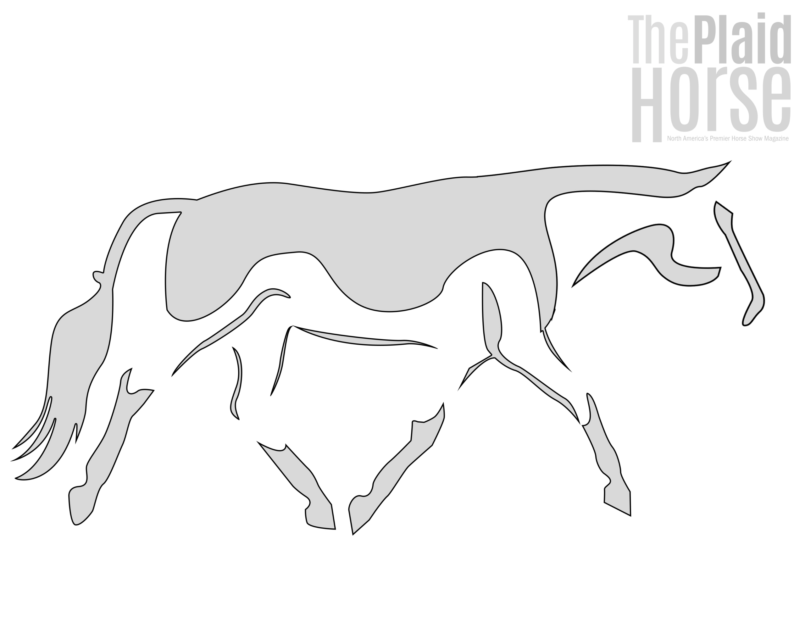 Hunter/Jumper Halloween Pumpkin Carving Patterns - The Plaid Horse in Printable Horse Pumpkin Stencil