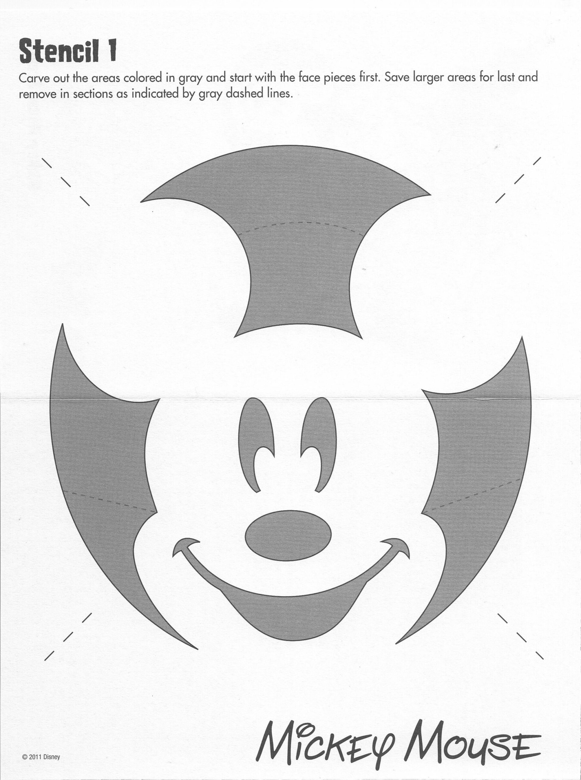 Mickey Mouse (Free Pumpkin Stencil - Pumpkin Pattern - Pumpkin inside Printable Mickey Mouse Pumpkin Stencil