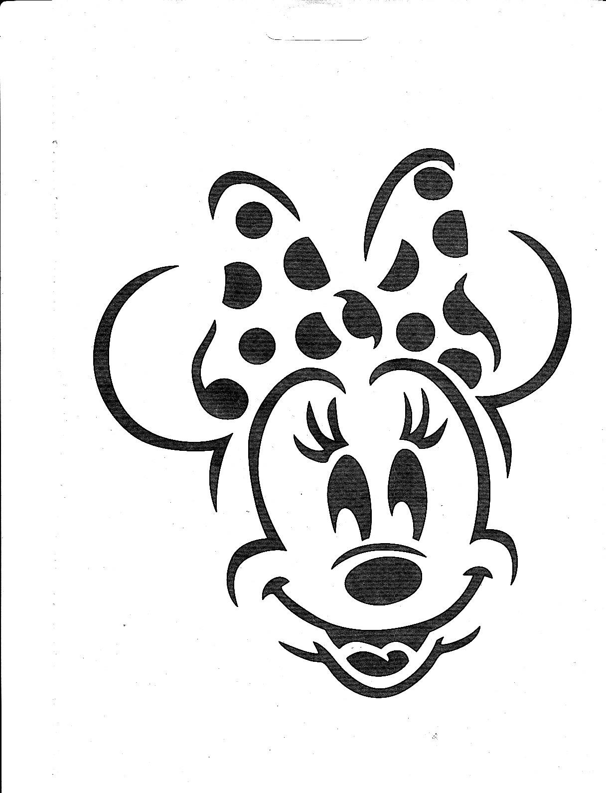 Mickey Mouse: Minnie Mouse (Free Pumpkin Stencil - Pumpkin Pattern with regard to Printable Minnie Mouse Pumpkin Carving