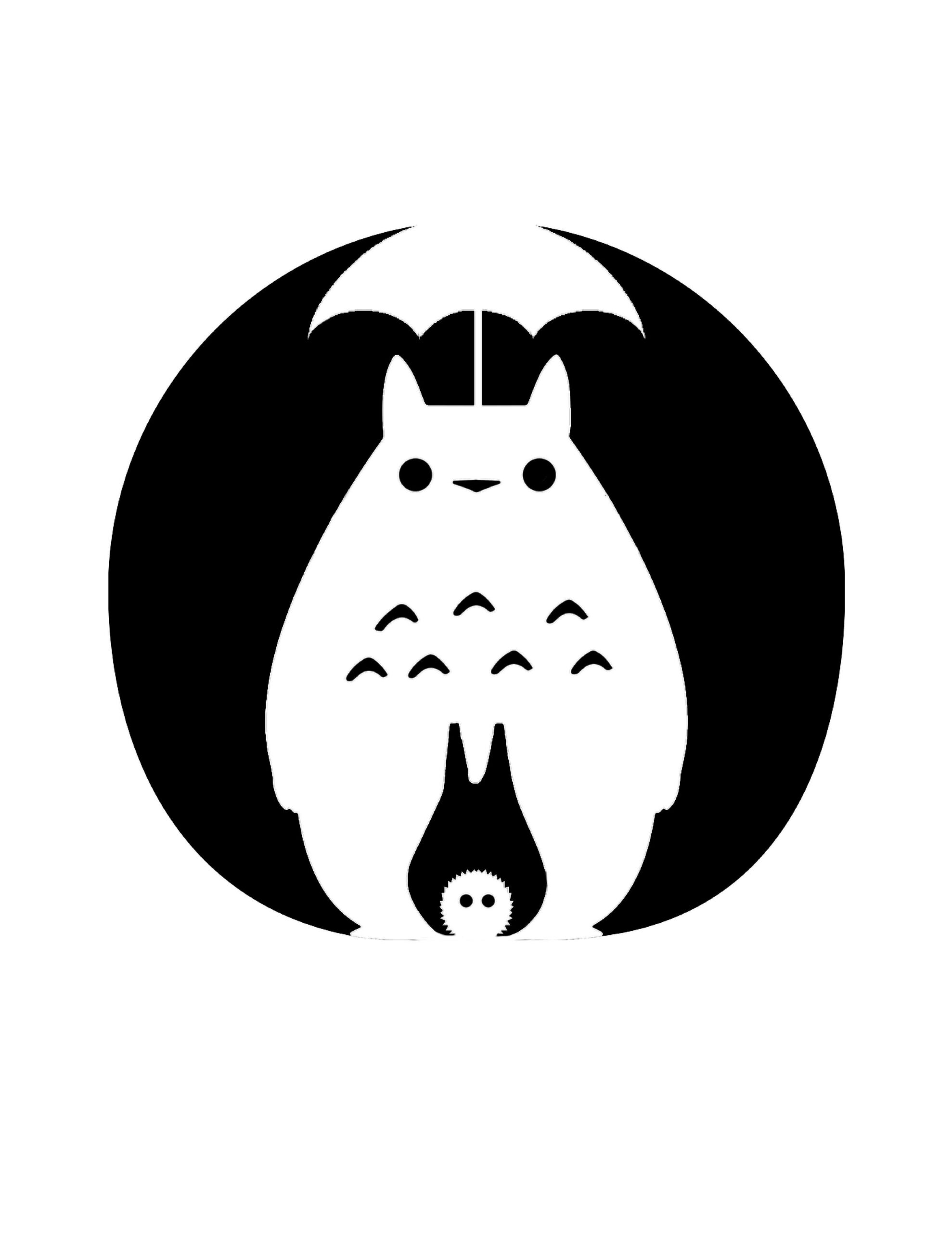 My Neighbor Totoro (Free Pumpkin Stencil - Pumpkin Pattern intended for Printable Studio Ghibli Pumpkin Stencil