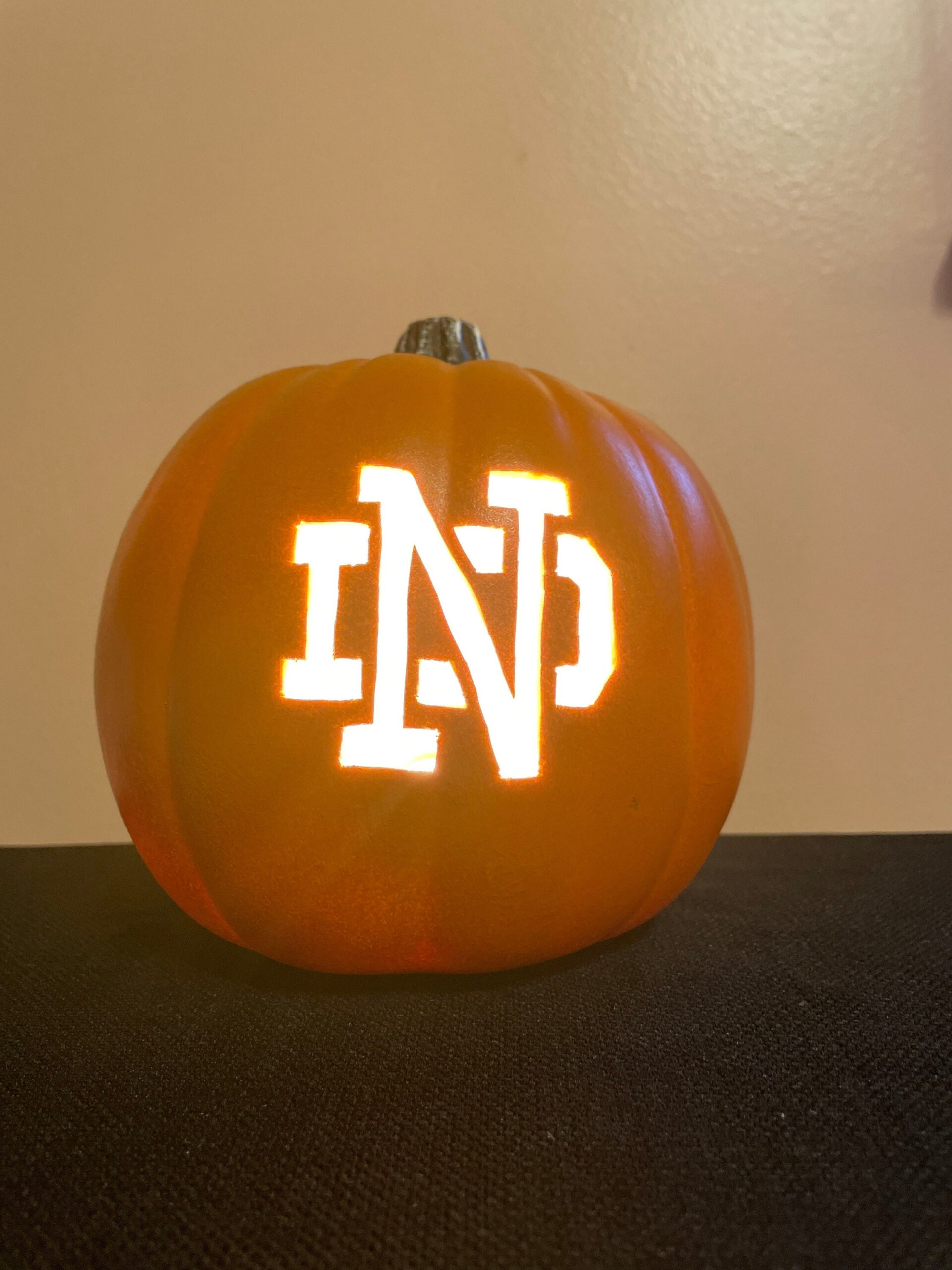 Notre Dame Carved Out Of A 6.5” Orange Or Soft White Color Foam with regard to Notre Dame Pumpkin Stencil Printable