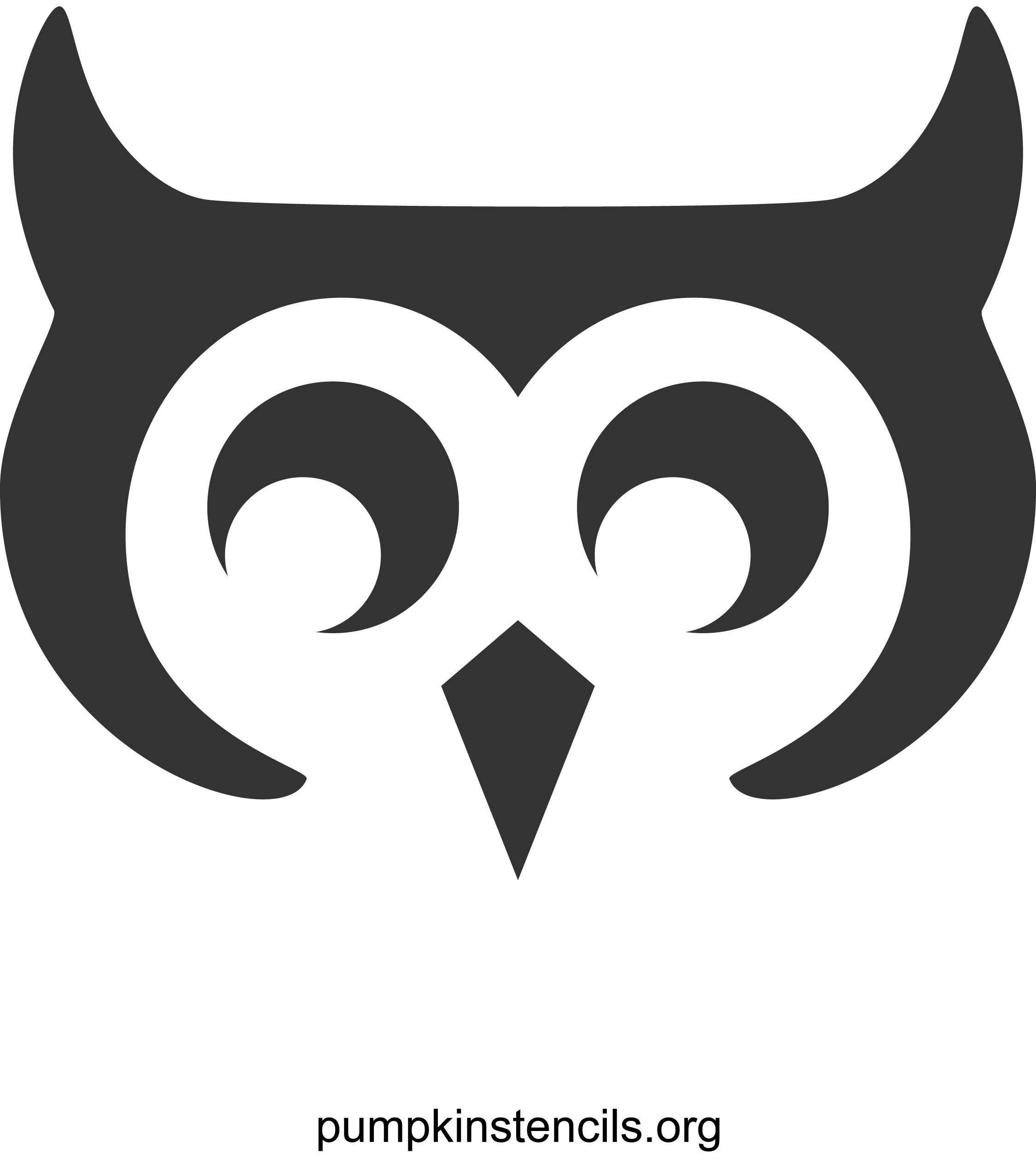 Owl (Pumpkin Stencil - Pumpkin Pattern - Pumpkin Template - Jack-O throughout Printable Owl Pumpkin Carving Stencils