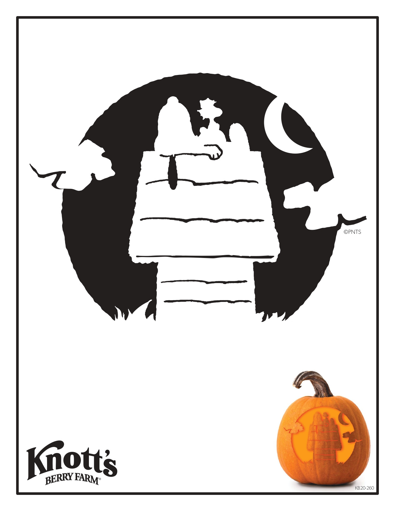 Peanuts/Charlie Brown: Snoopy (Free Pumpkin Stencil - Pumpkin with Printable Snoopy Pumpkin Carving Template
