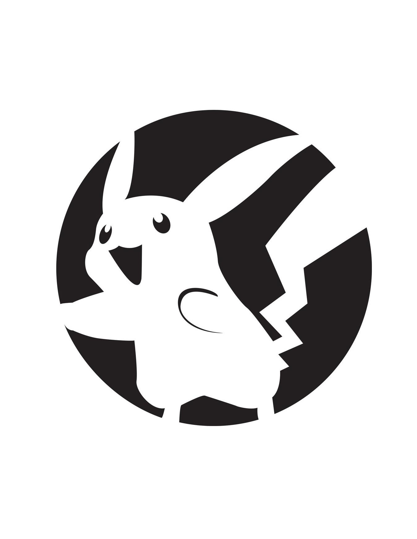 Pokemon: Pikachu (Pumpkin Stencil - Pumpkin Pattern - Pumpkin in Pokemon Pumpkin Stencils Printable