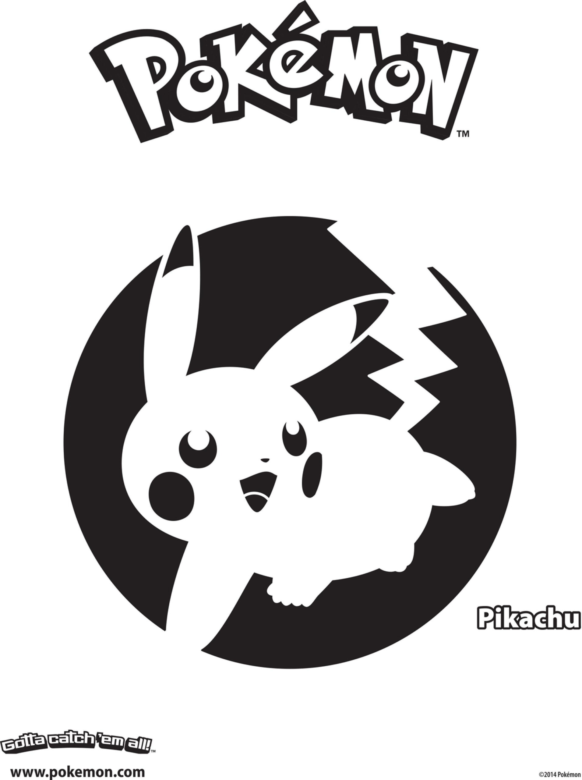Pokemon: Pikachu (Pumpkin Stencil - Pumpkin Pattern - Pumpkin inside Printable Pikachu Pumpkin Stencil