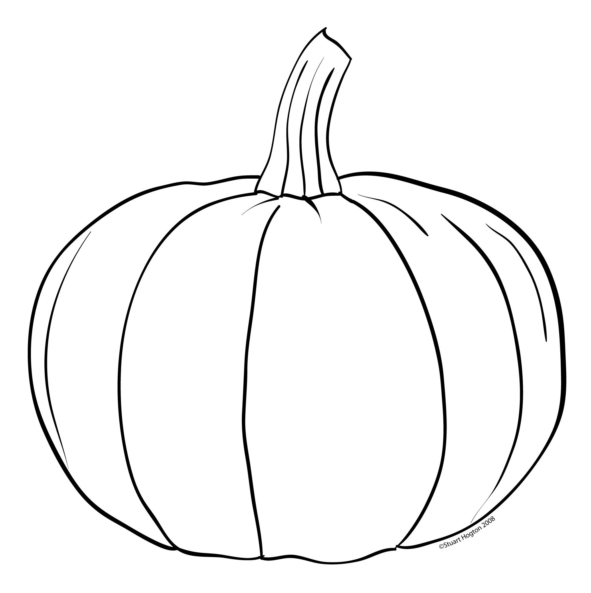 Printable Color Pumpkins - Printable Party Favors within Printable Pumpkin Clipart Black And White