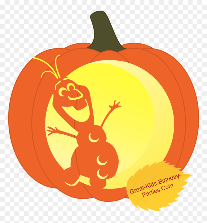 Pumpkin Carving Template Olaf, Hd Png Download - Vhv pertaining to Printable Olaf Pumpkin Stencil
