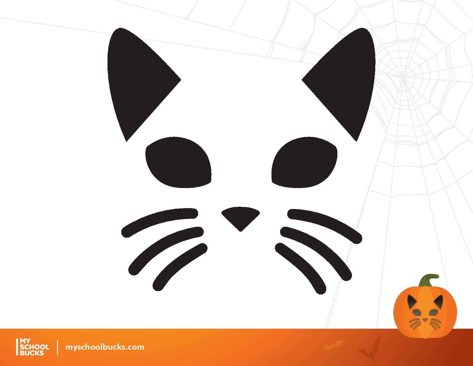 Pumpkin Cat Stencils Free Printable Large Stencils For Painting within Printable Cat Face Pumpkin Stencil
