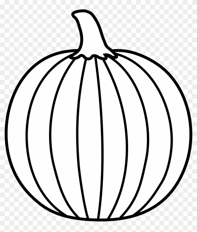 Pumpkin Outline Printable - Black And White Pumpkin Art - Free regarding Printable Pumpkin Clipart Black And White