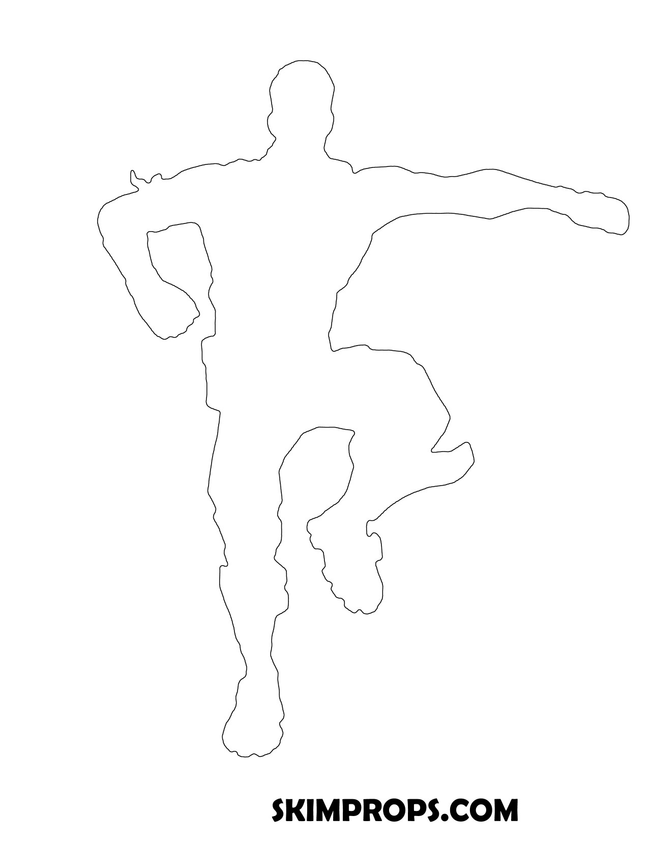 Skimprops — Free Video Game Inspired Halloween Pumpkin with regard to Fortnite Pumpkin Stencil Printable