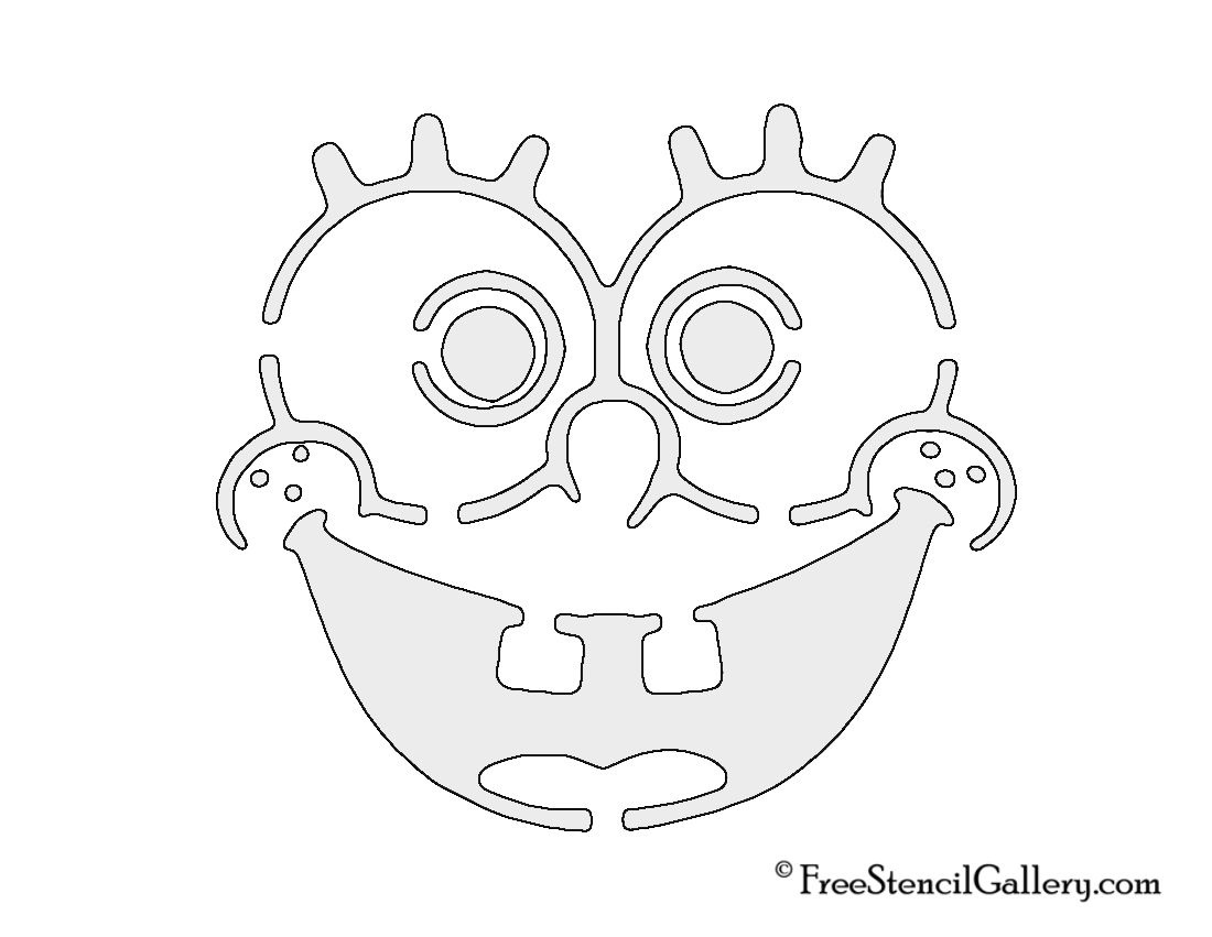 Sponge Bob Stencil throughout Spongebob Pumpkin Stencil Printable