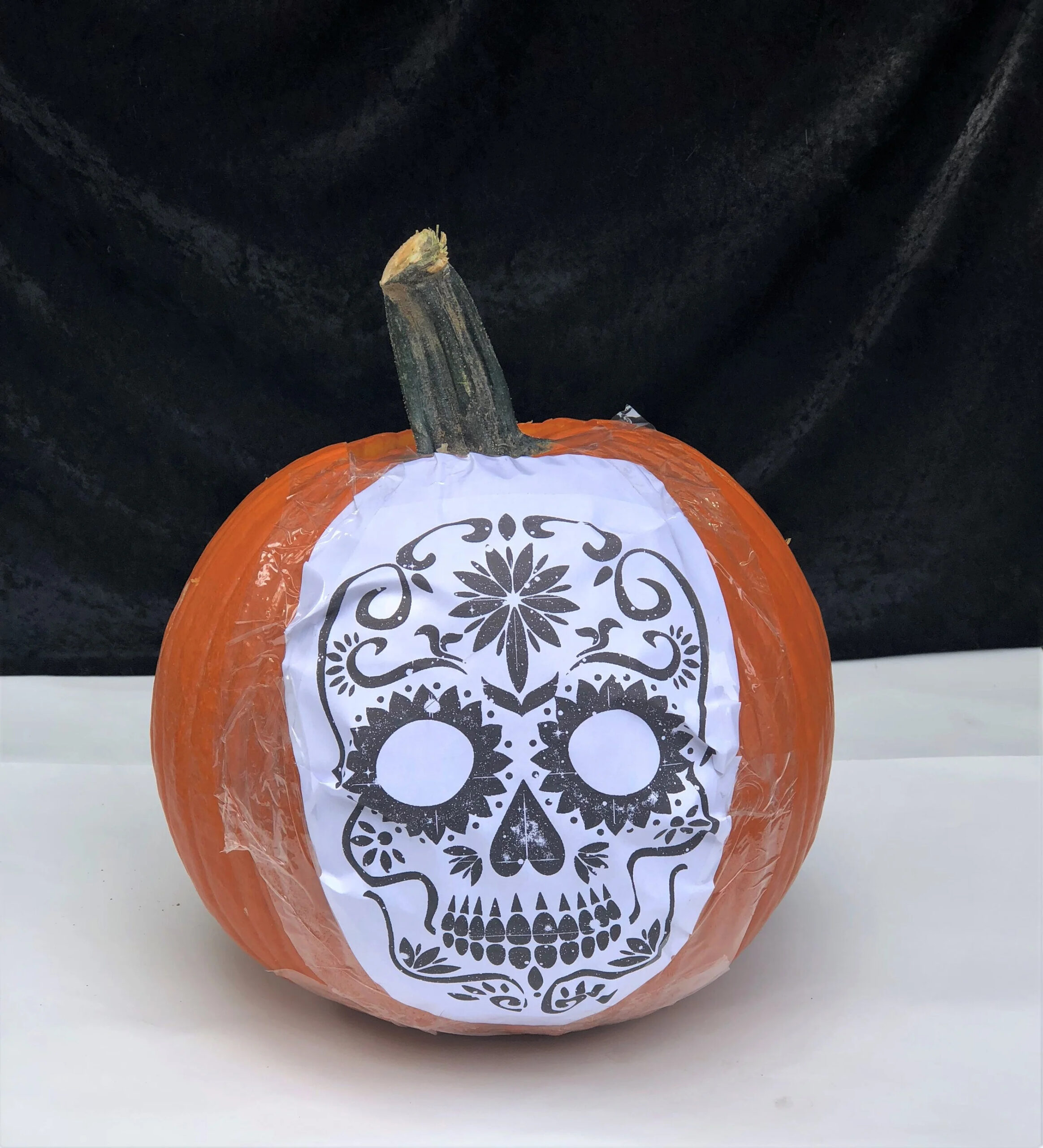 Sugar Skull Pumpkin Tutorial - News in Free Printable Sugar Skull Pumpkin Stencil