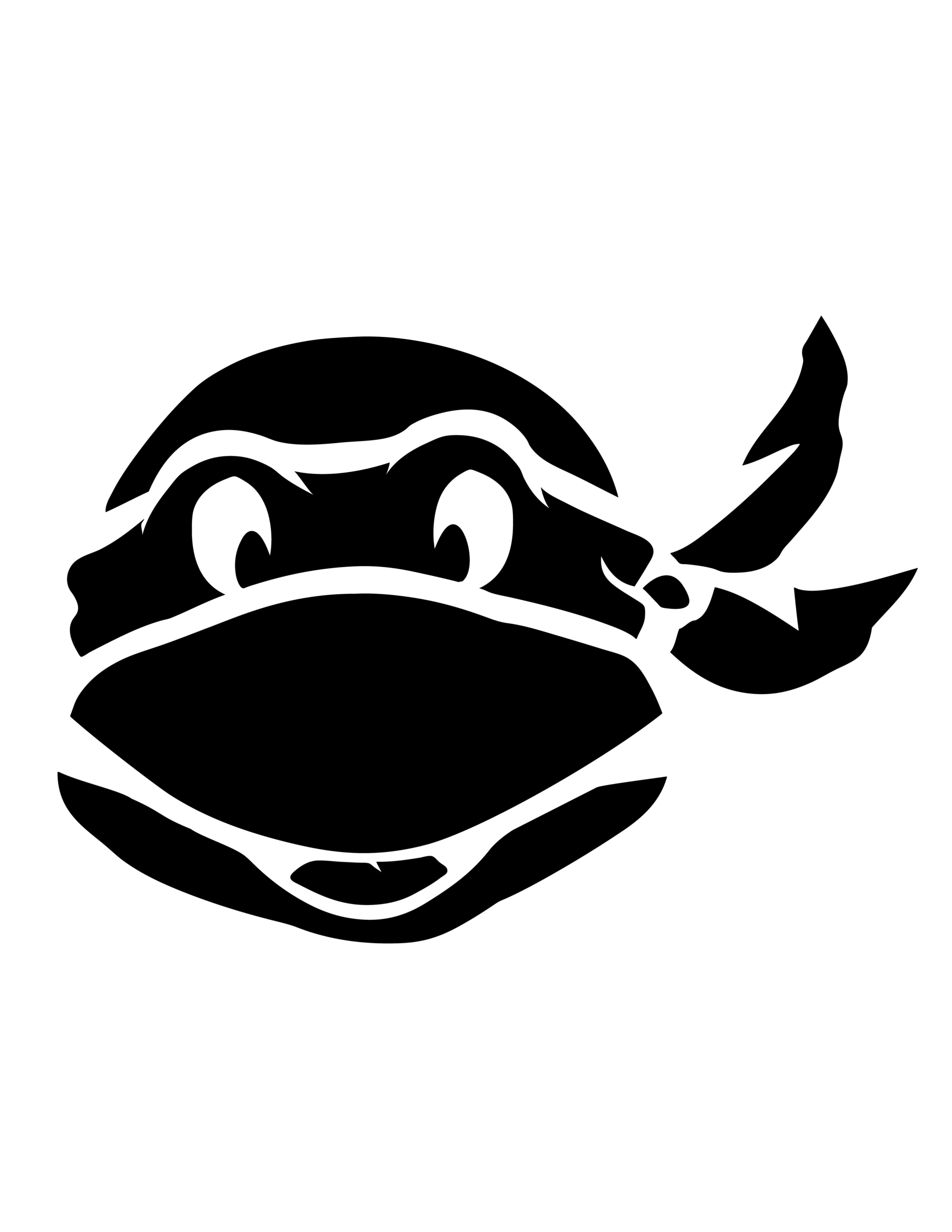 Teenage Mutant Ninja Turtles (Pumpkin Stencil - Pumpkin Pattern with regard to Printable Ninja Turtle Pumpkin Stencil