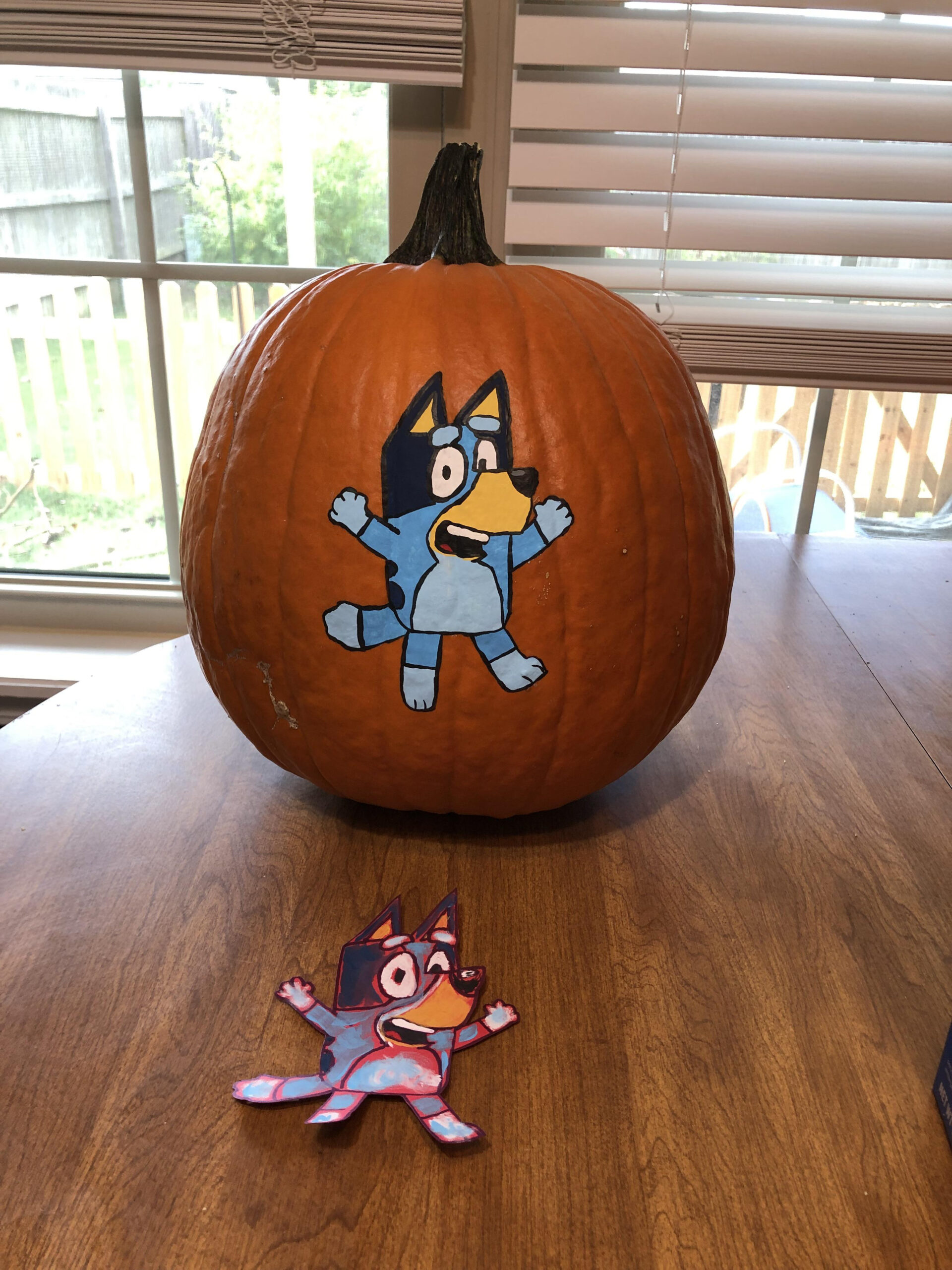 This Years Pumpkin And Template/Stencil To Make Said Pumpkin : R/Bluey regarding Bingo Pumpkin Stencil Printable