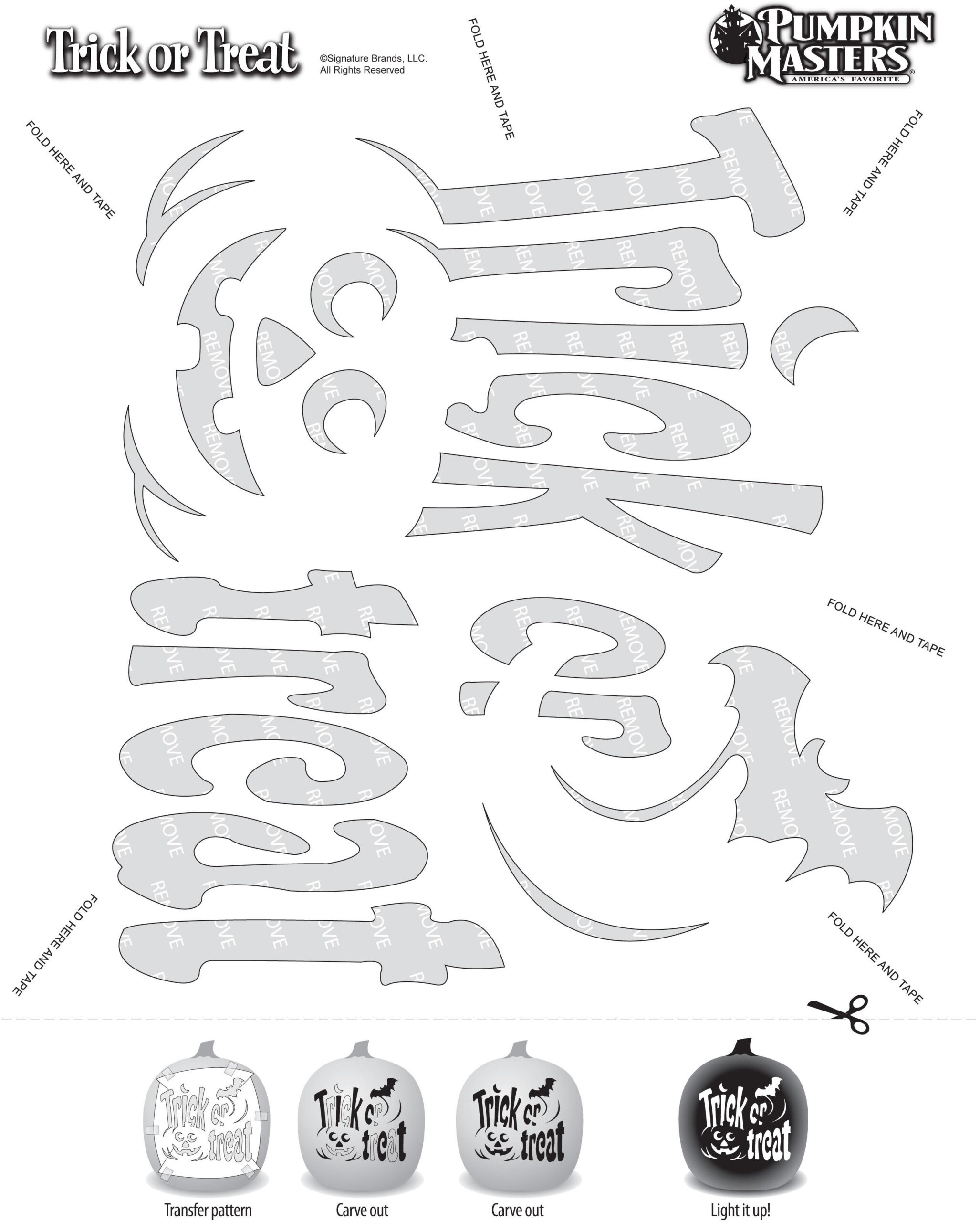 Trick Or Treat (Pumpkin Stencil - Pumpkin Pattern - Pumpkin throughout Printable Trick Or Treat Pumpkin Stencil