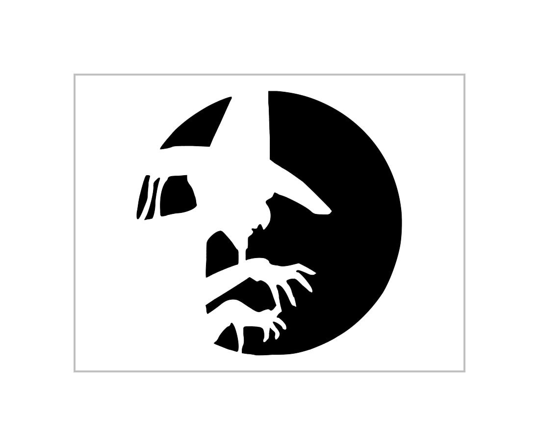 Wicked Witch Moon Stencil Halloween Pumpkin Carving Reusable Sheet regarding Printable Witch Pumpkin Stencil