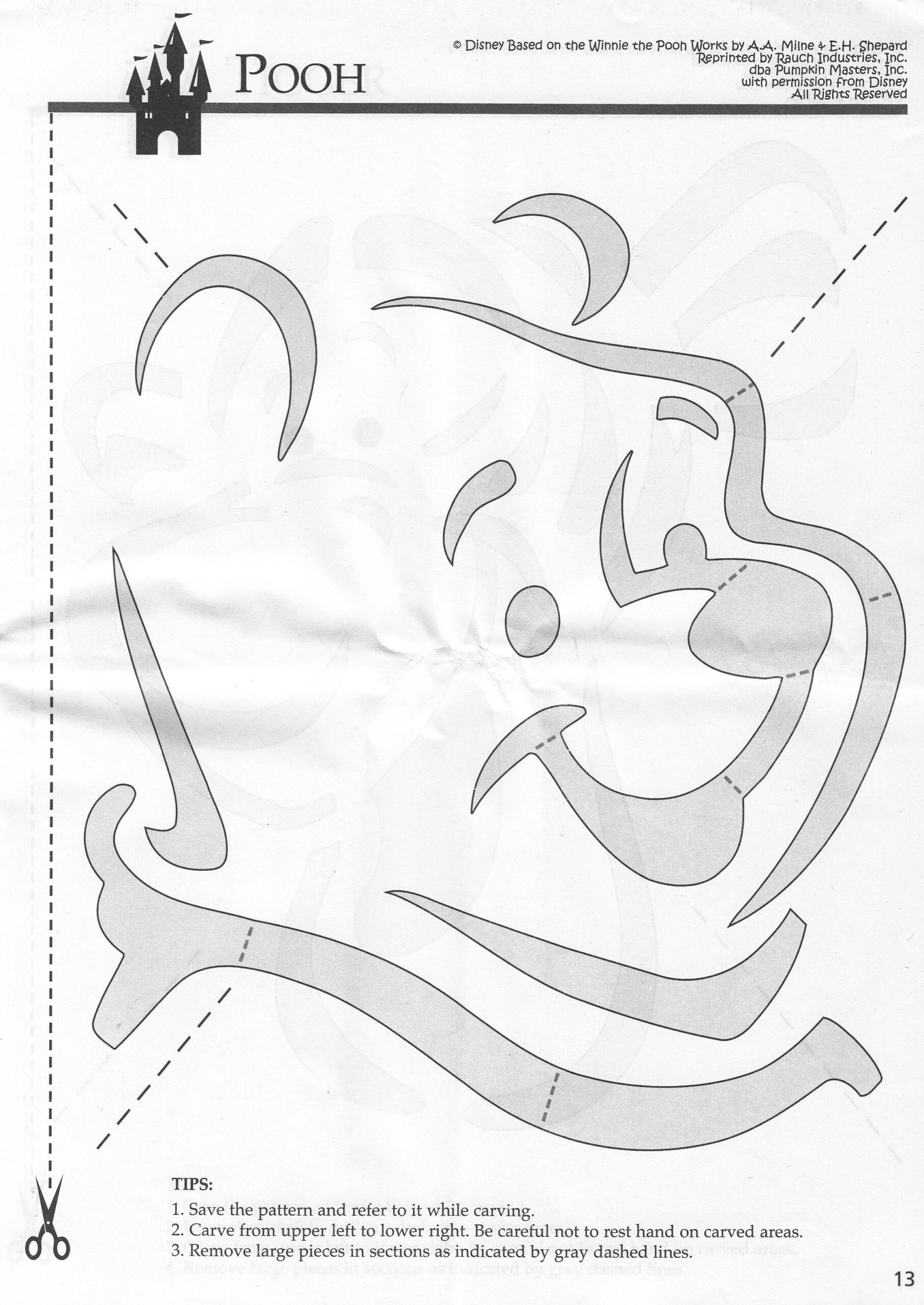Winnie The Pooh (Free Pumpkin Stencil - Pumpkin Pattern - Pumpkin regarding Winnie The Pooh Pumpkin Stencil Printable