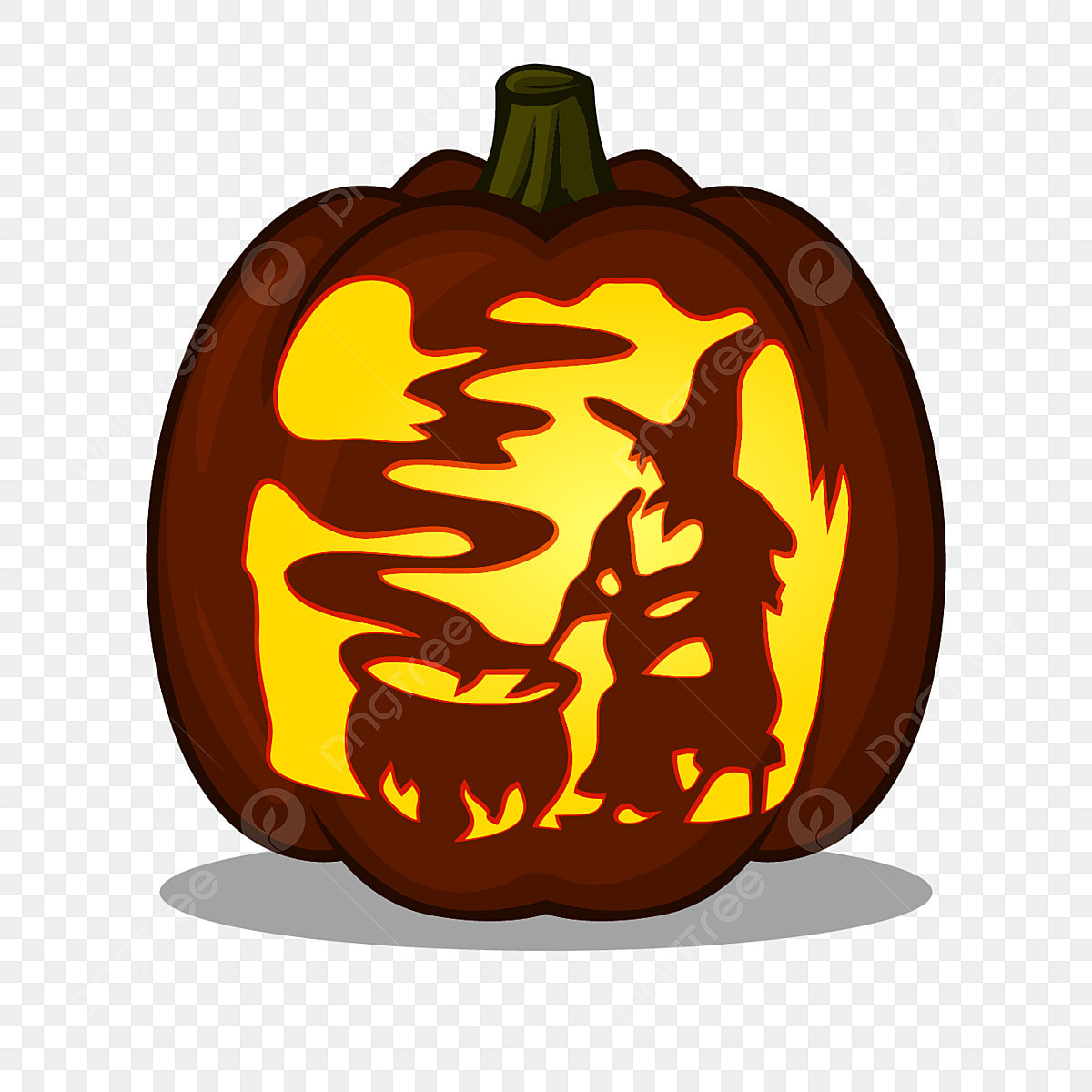 Witch Silhouette Design For Pumpkin Carving Ideas Include File throughout Printable Witch Pumpkin Carving