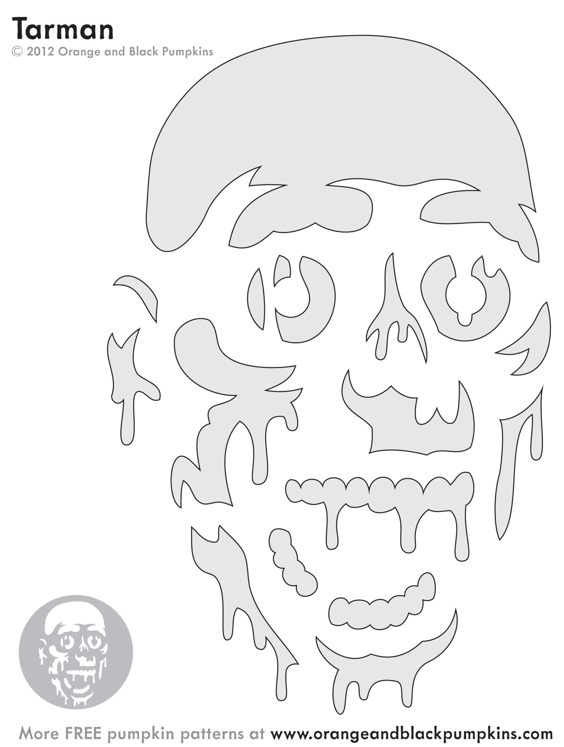 Zombie (Pumpkin Stencil - Pumpkin Pattern - Pumpkin Template with regard to Printable Zombie Pumpkin Stencils