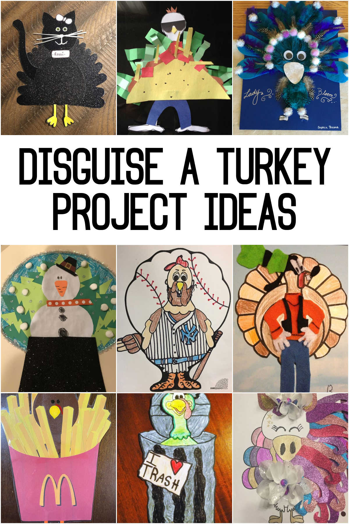 17+ How To Disguise A Turkey Project Ideas For School! inside Turkey In Disguise Projects