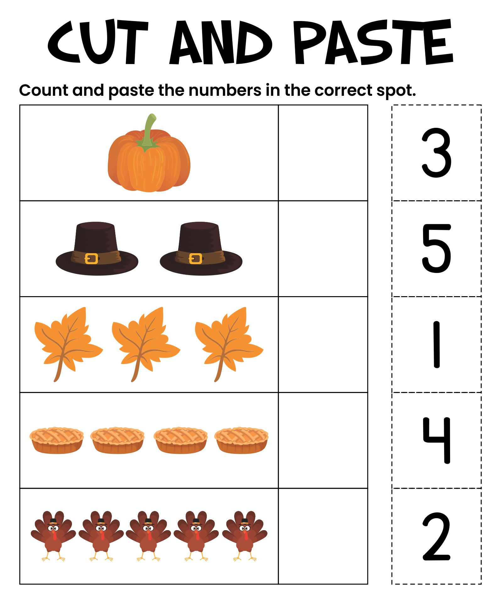 25 Free Preschool Thanksgiving Printables - Freebie Finding Mom for Pre K Thanksgiving Printables Preschool