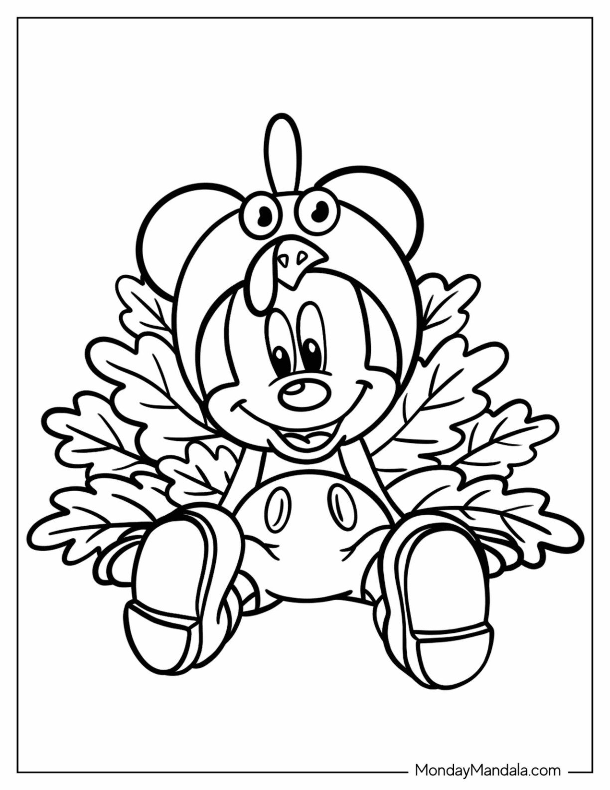 28 Disney Thanksgiving Coloring Pages (Free Printables) within Printable Disney Thanksgiving Coloring Pages