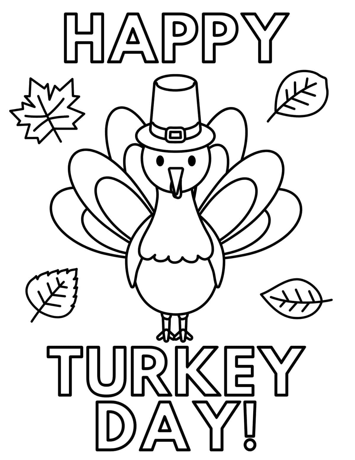 30 Free Thanksgiving Turkey Coloring Pages For Kids - Prudent in Free Thanksgiving Turkey Printables