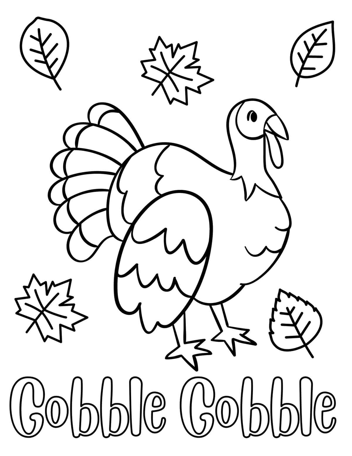 30 Free Thanksgiving Turkey Coloring Pages For Kids - Prudent pertaining to Thanksgiving Color Sheet Printable Free