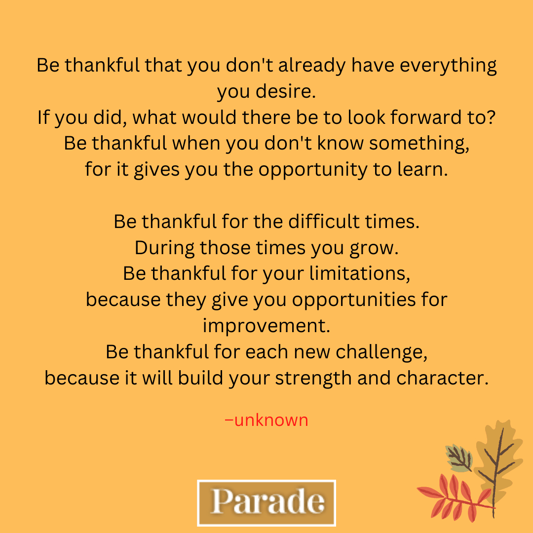 30 Thanksgiving Poems To Read At The Table - Parade throughout Thank You Thanksgiving Poem