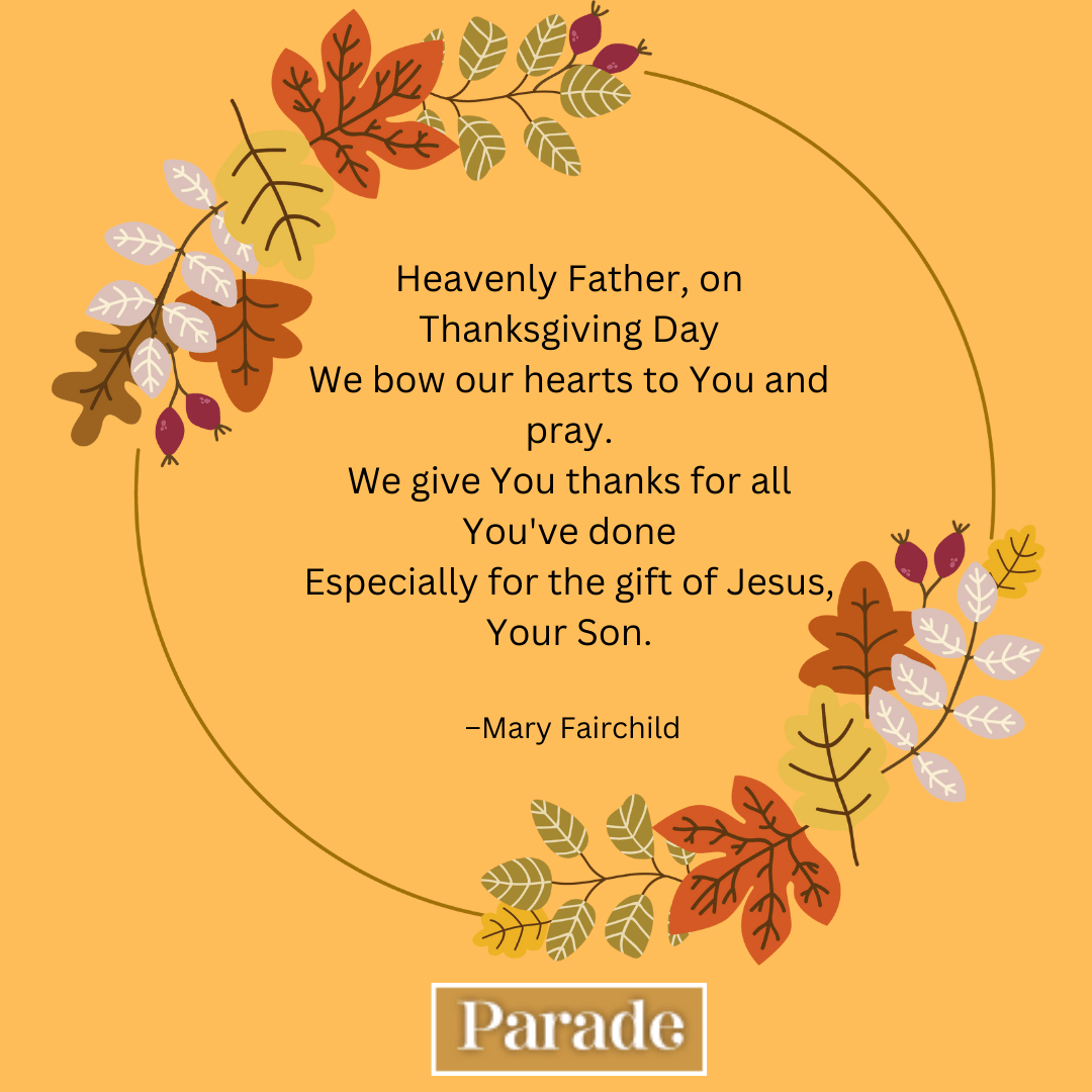 30 Thanksgiving Poems To Read At The Table - Parade with Small Thanksgiving Poems