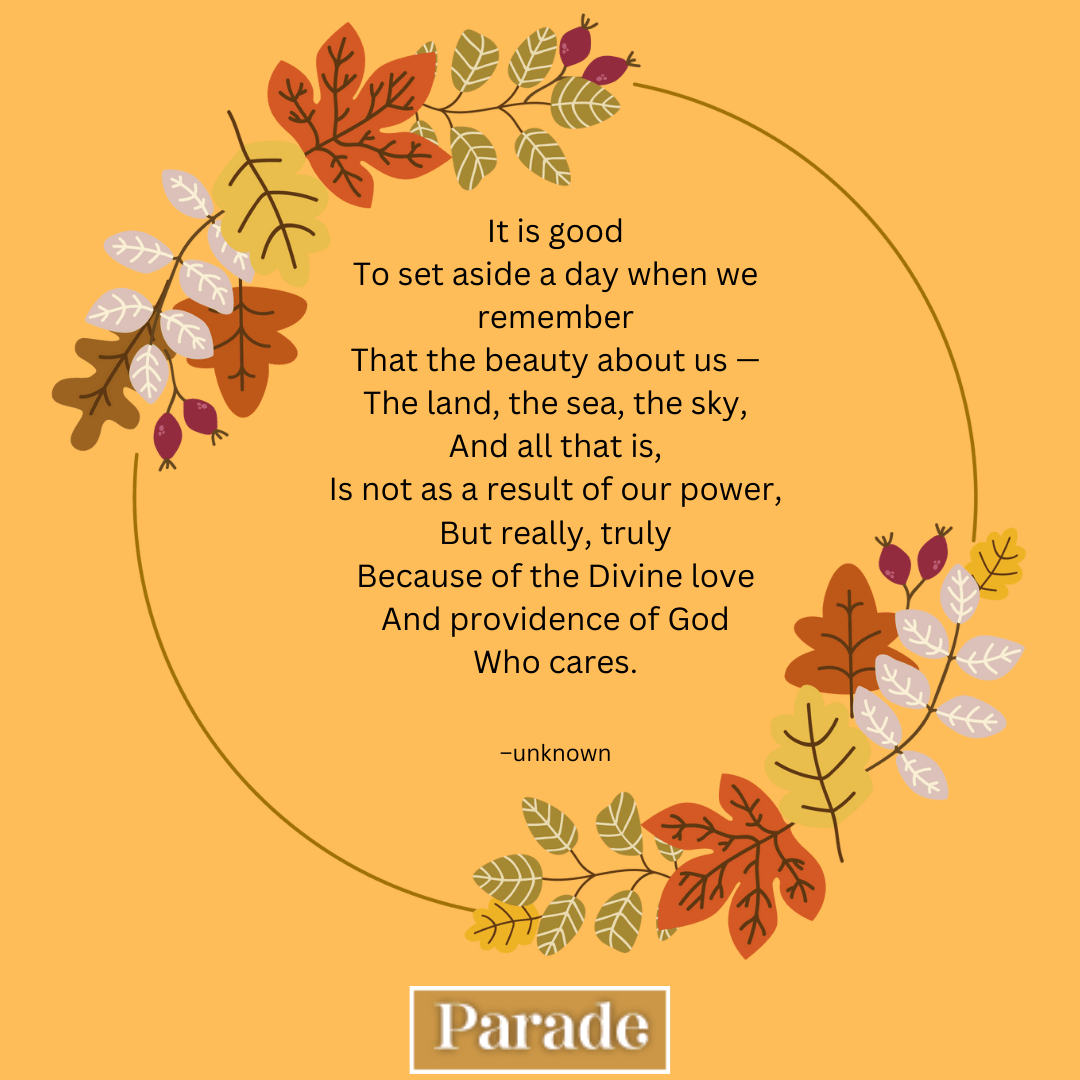 30 Thanksgiving Poems To Read At The Table - Parade within Thanksgiving Poems By Famous Poets