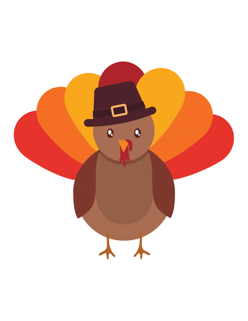 31 Cutest Turkey Templates - Cassie Smallwood regarding Printable Picture of a Turkey