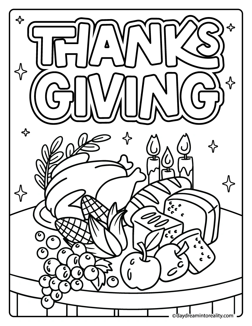 31+ Thanksgiving Coloring Pages | Free Pdf Printables ~ Daydream with Thanksgiving Coloring Pages Printable Free